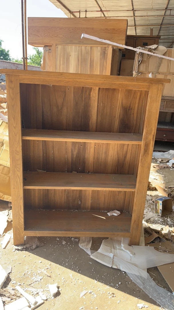 书柜白橡90×30×110瑕疵无售后孙1572