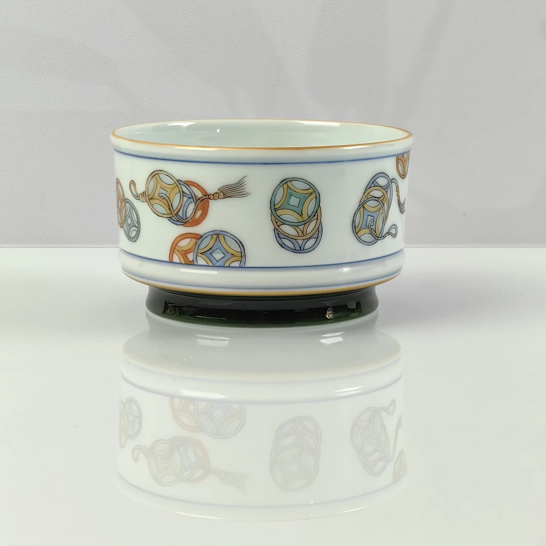 玲珑集 铜钱纹杯 LL321