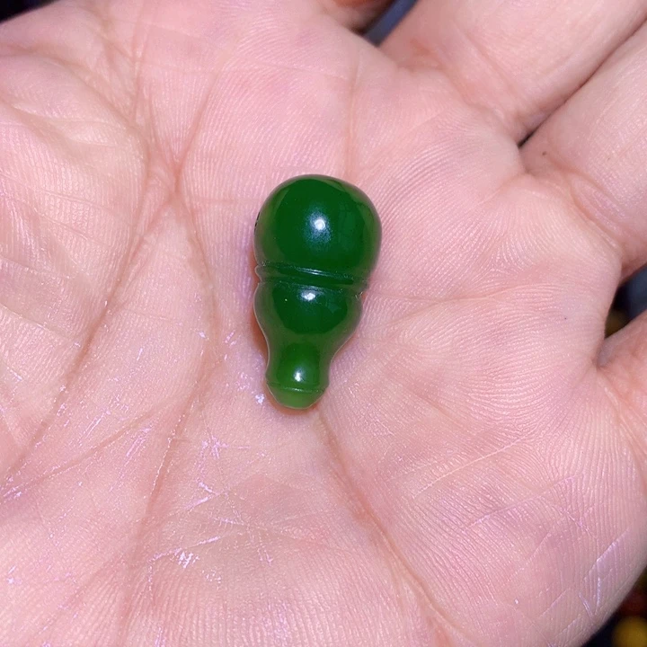 和田玉未镶嵌吊坠(不含链)牛*三通