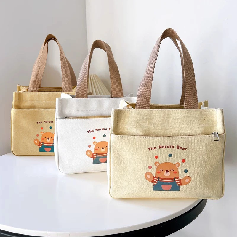 便当包女包小包手提袋便携布包时尚百搭帆布包送女友送老婆送女生