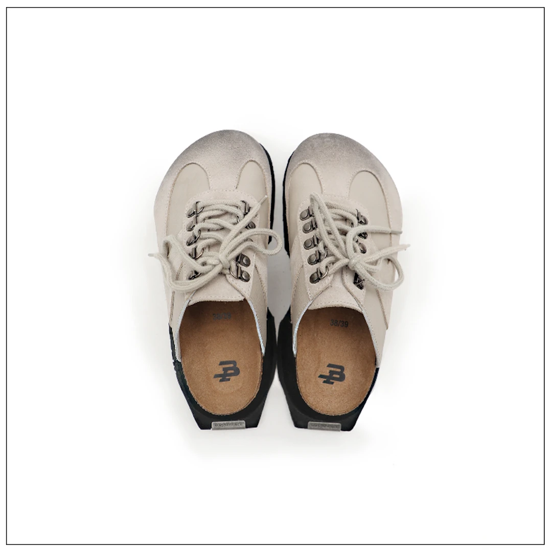 【广州】MASONPRINCE  德训包头半拖勃肯鞋