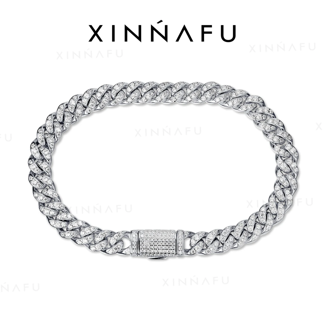 925银合成锆石手链 古巴百搭高级感手链