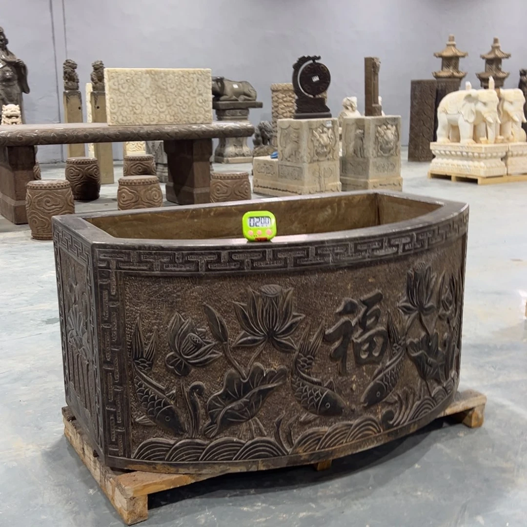 黑青石材质门海一件