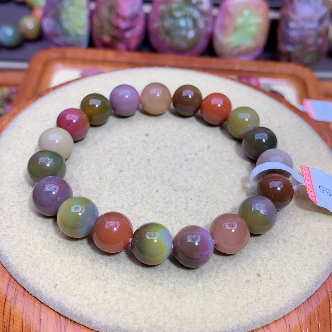 玛瑙手链未镶嵌盐源