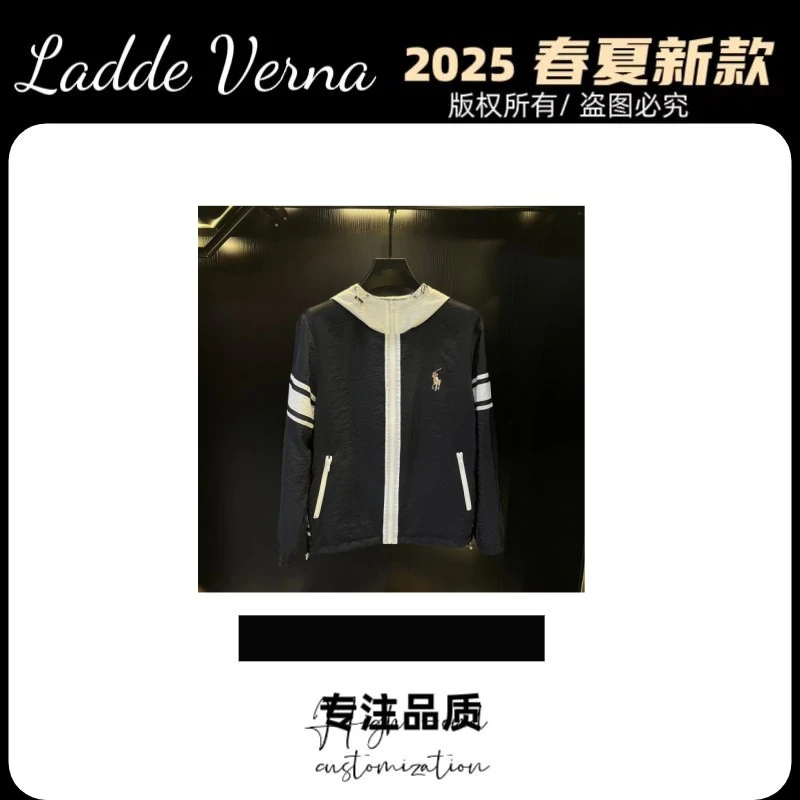 Ladde Verna【阿媚专属-XU630】25年夏季新款游艇蓝休闲轻薄防晒衣