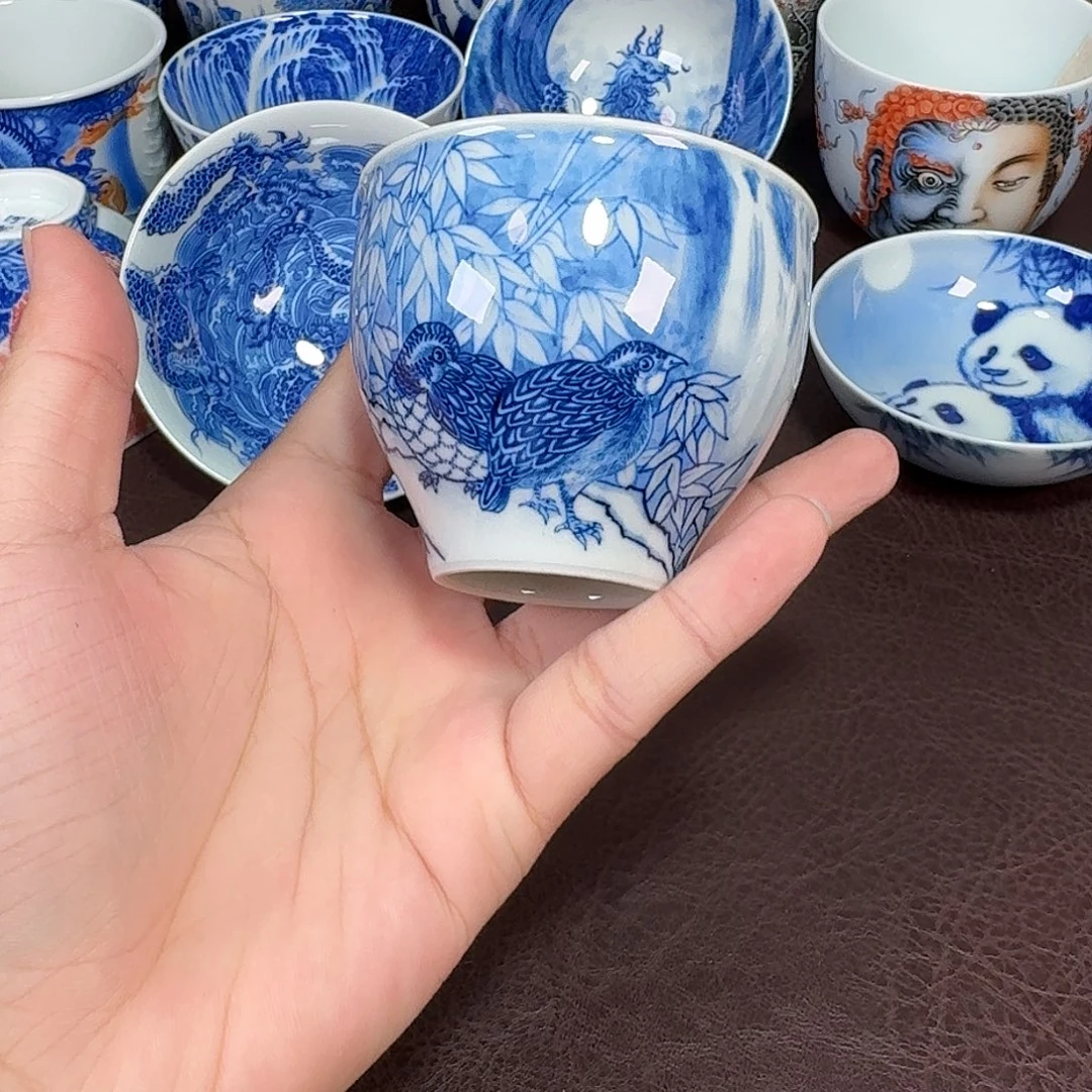 川***寨现代景德镇陶瓷杯