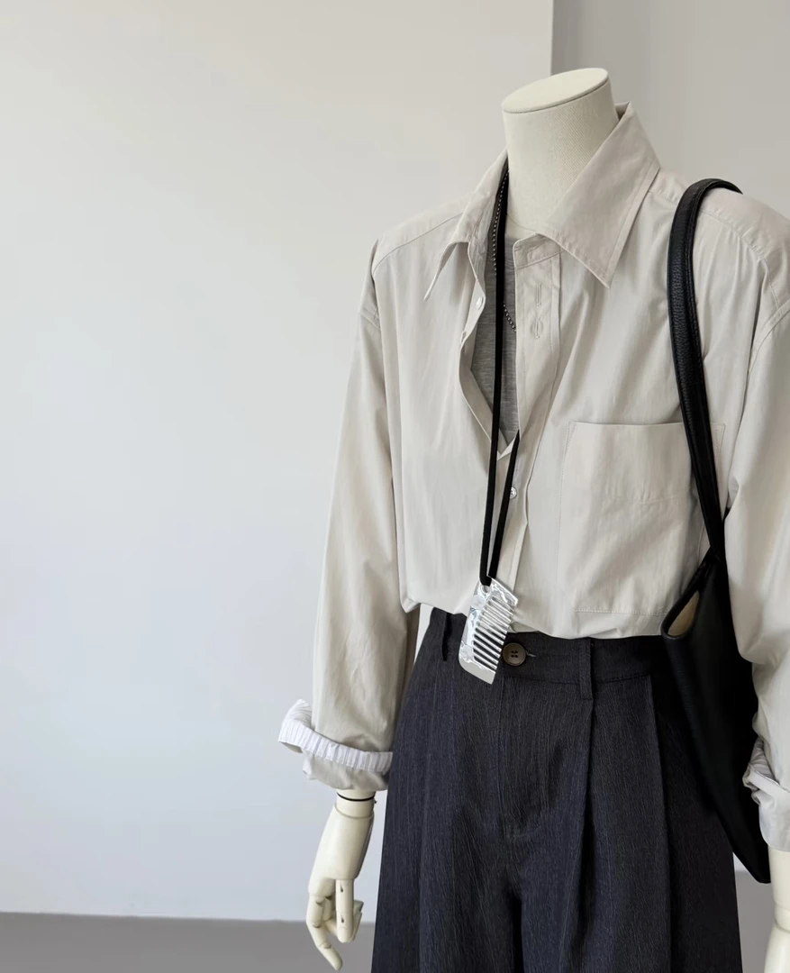 【南风家】B151~B200女装高级感宽松韩版短袖2025新款显瘦气质上衣