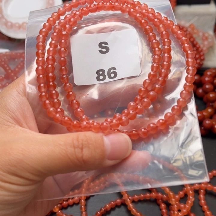 南红玛瑙未镶嵌多样性发货默认微瑕称重5mm