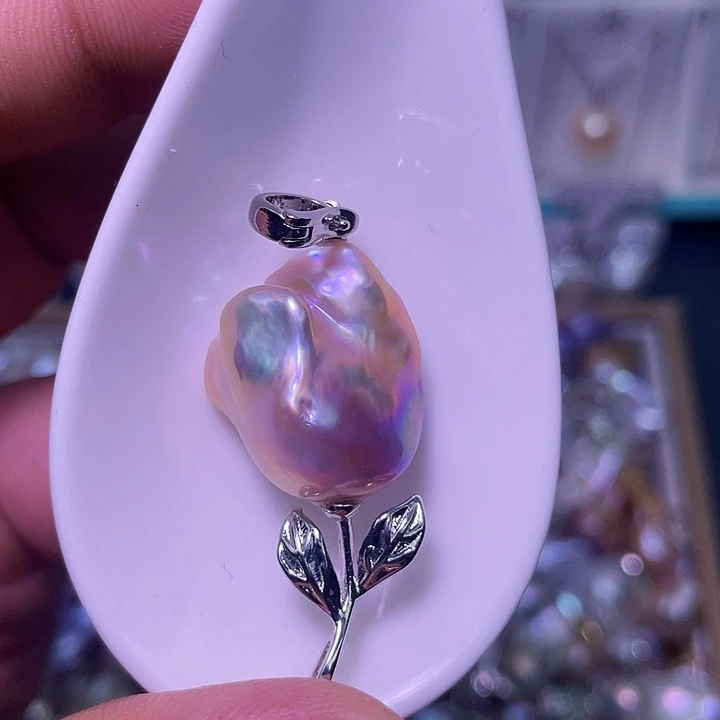 颈饰合金淡水珍珠53