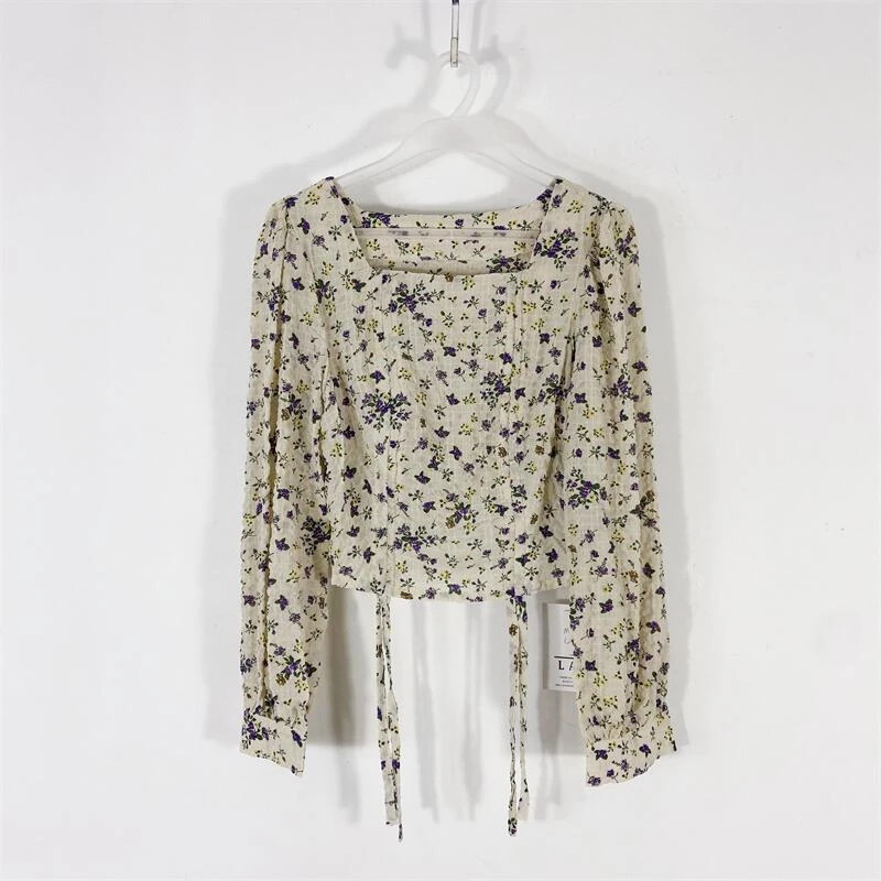 【77衣橱】KKX8922新款女装上衣长袖气质轻奢【红人上新】