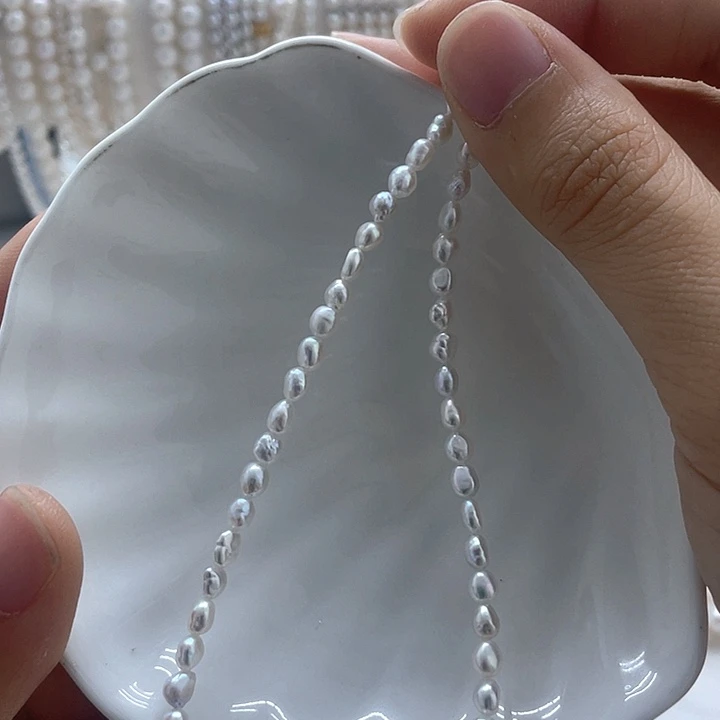 淡水珍珠银S925镶嵌颈饰