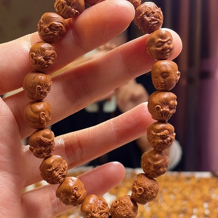 手串/手链橄榄核龙纹桃核