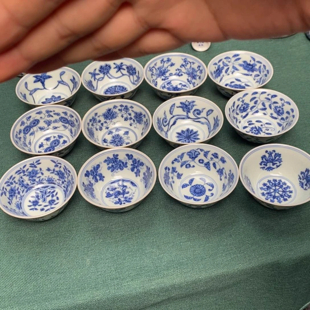 景德镇景德镇当代工艺品80毫升一组12个