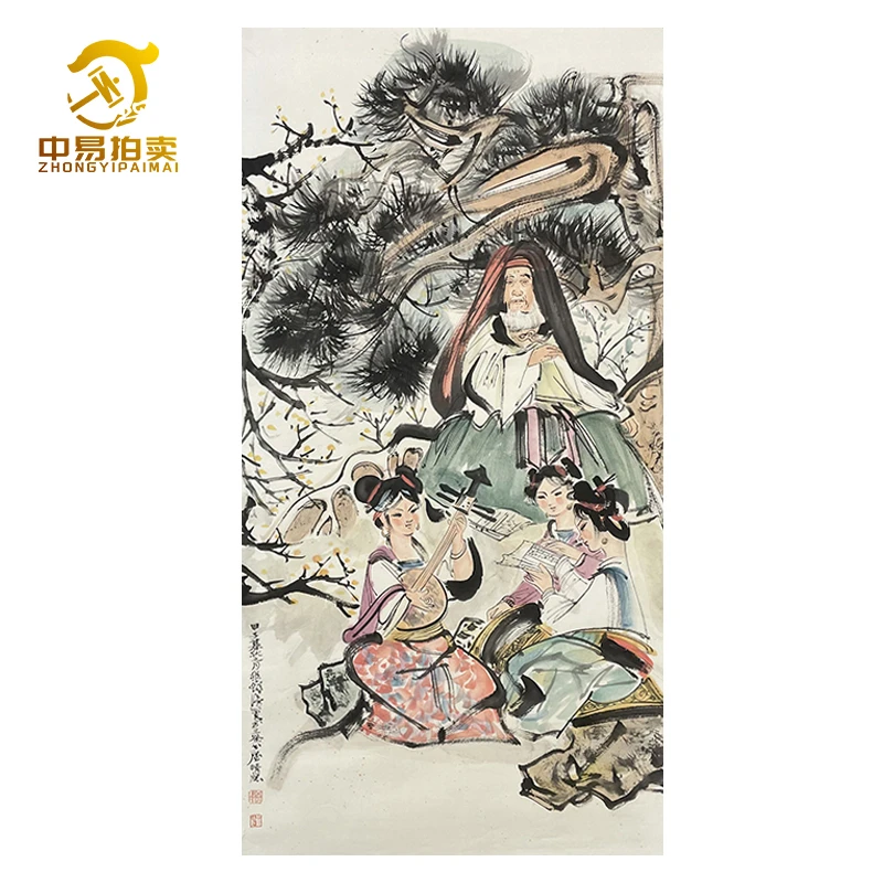 B-0600程老师人物托底68*136cm
