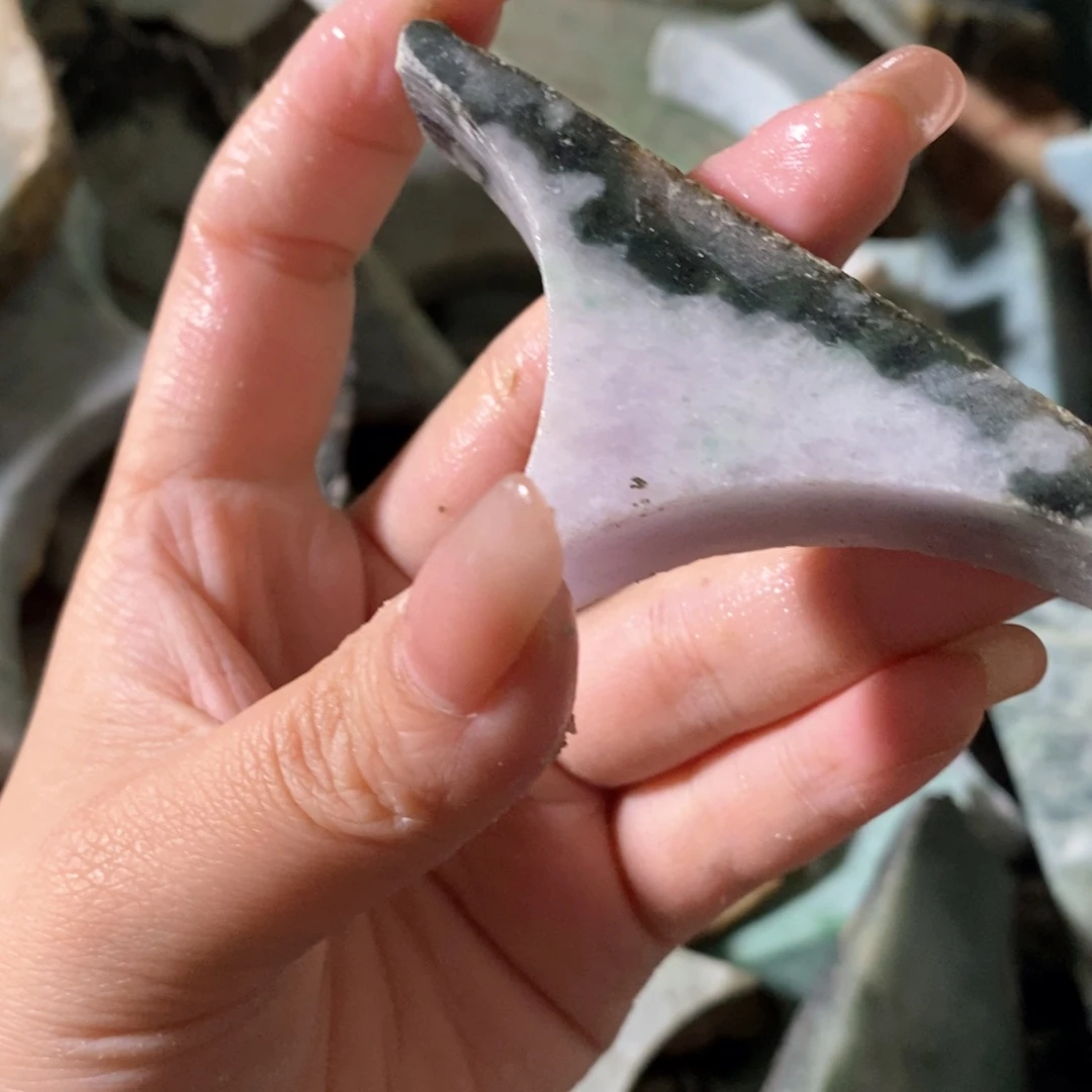 颈饰未镶嵌翡翠天然翡翠