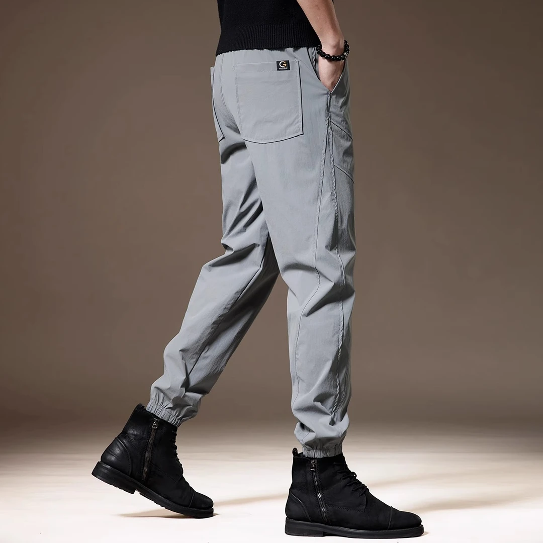 GS美式复古冲锋工装裤男士春季新款束脚宽松户外休闲裤子男