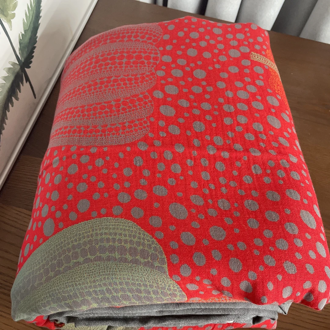 ZAKER纯棉色织提花双层纱红南瓜标准床单款四件套