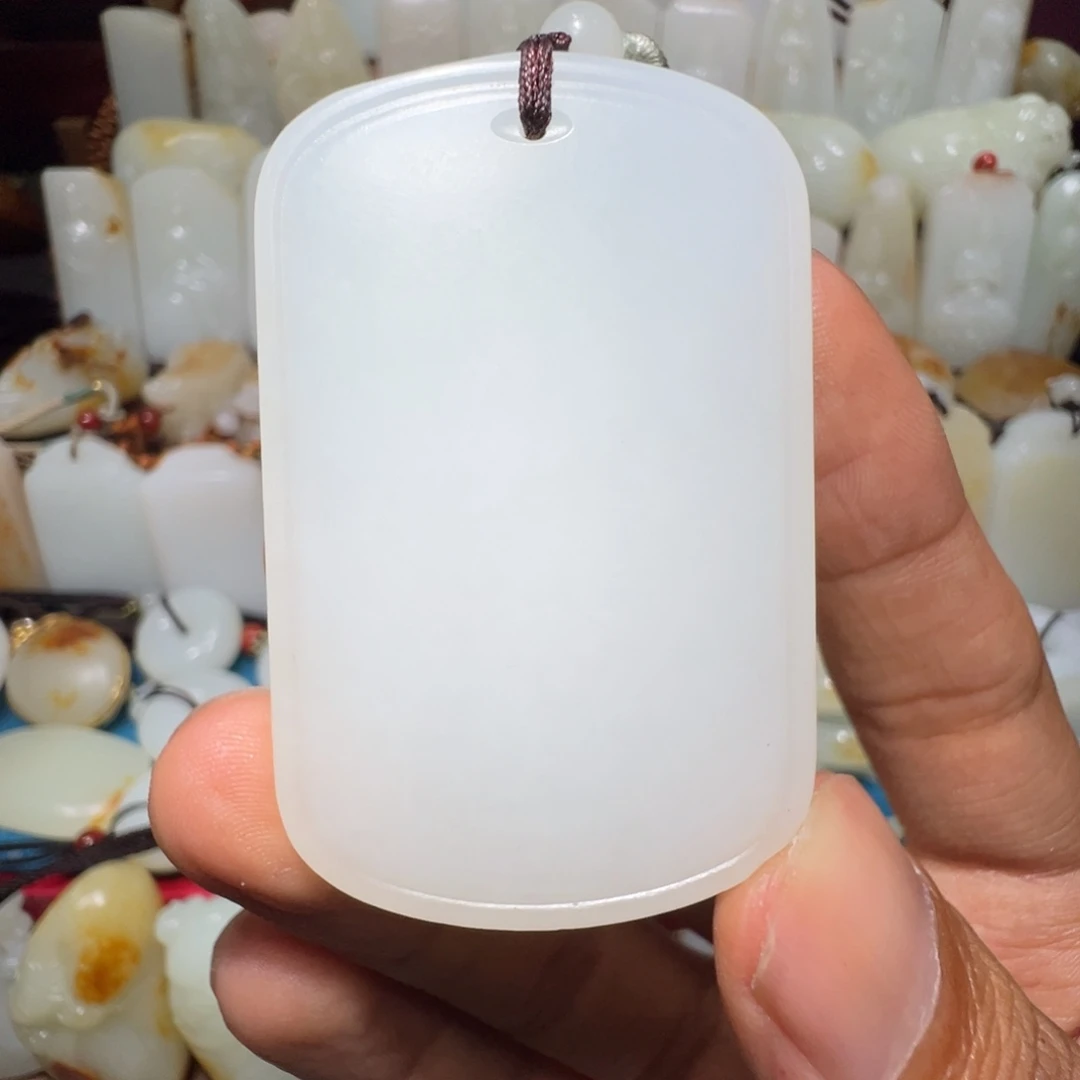 大***6吊坠(不含链)未镶嵌和田玉