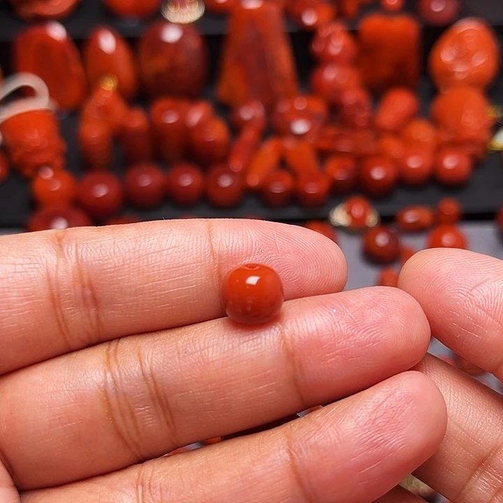 眸***朗南红玛瑙未镶嵌配饰9.1