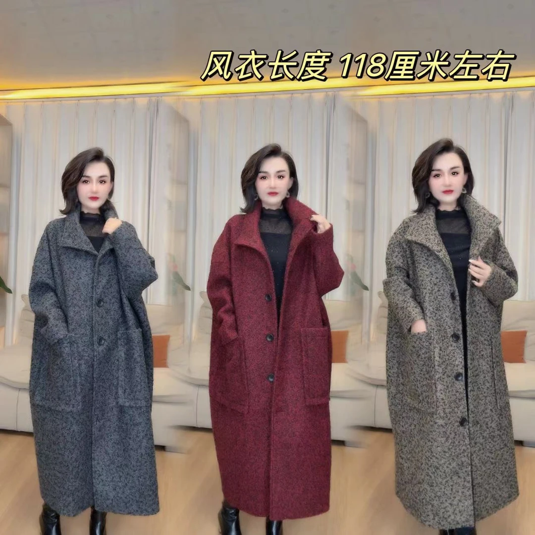 015 时尚休闲高级春秋冬气质轻奢显瘦大码风衣