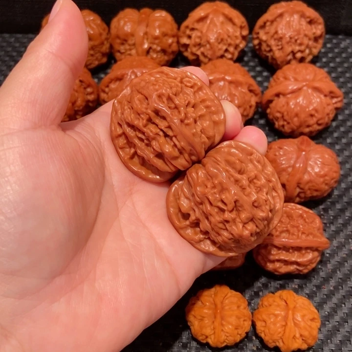 文玩核桃把件43.6尺寸四座楼2166