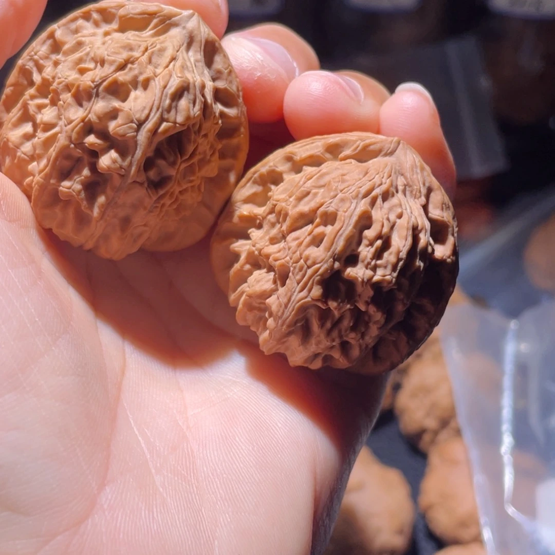 桃核吊坠泡*粉37尺三角白