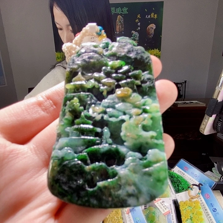 颈饰未镶嵌翡翠翡翠