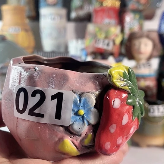 红陶多肉植物花盆