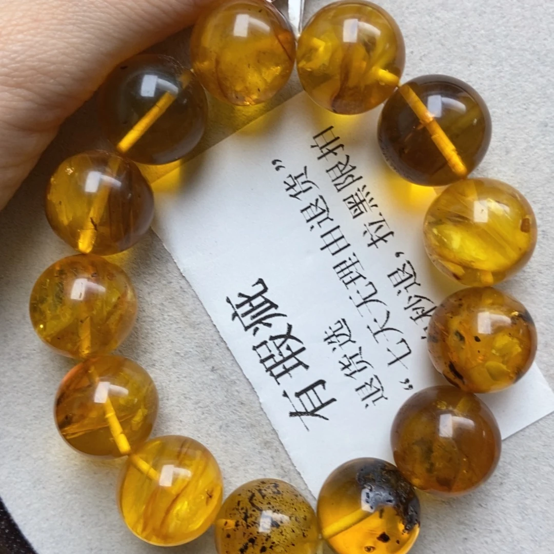 琥珀未镶嵌珠宝奇石