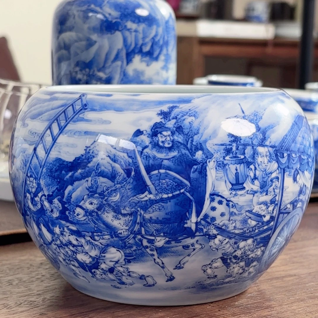 青山秋雨钟馗水洗