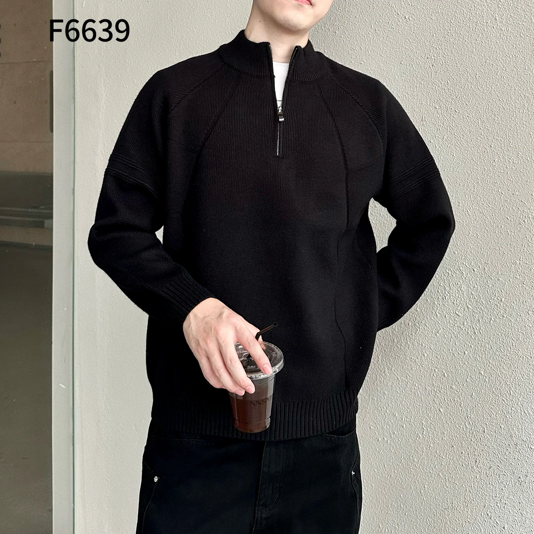 CF-2025楚凡男士秋冬新款立领毛衣6639