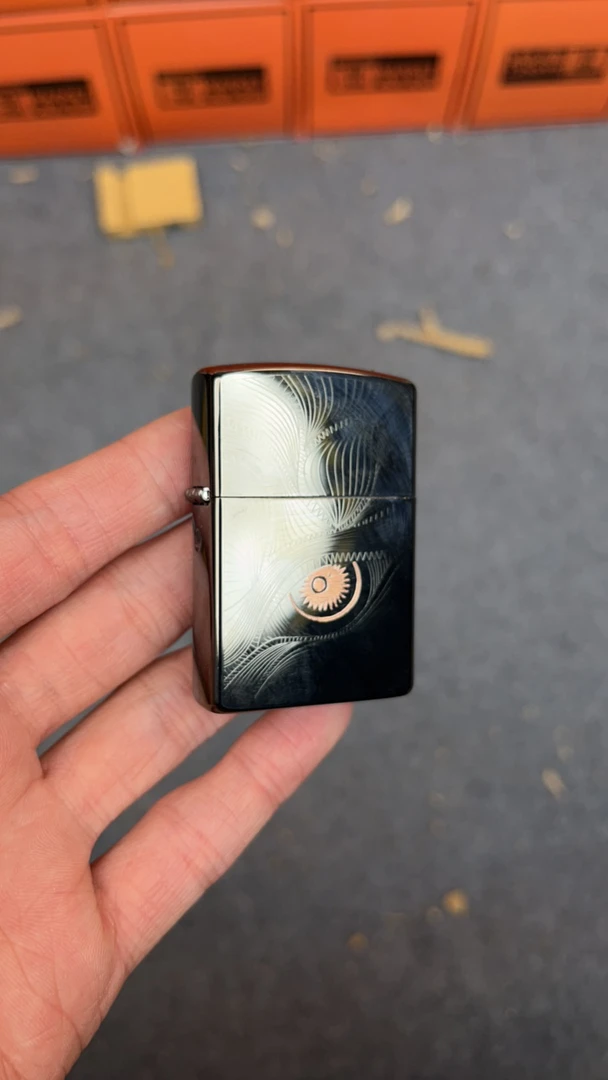 高端煤油打火机佐罗黑冰秋水含情Z902