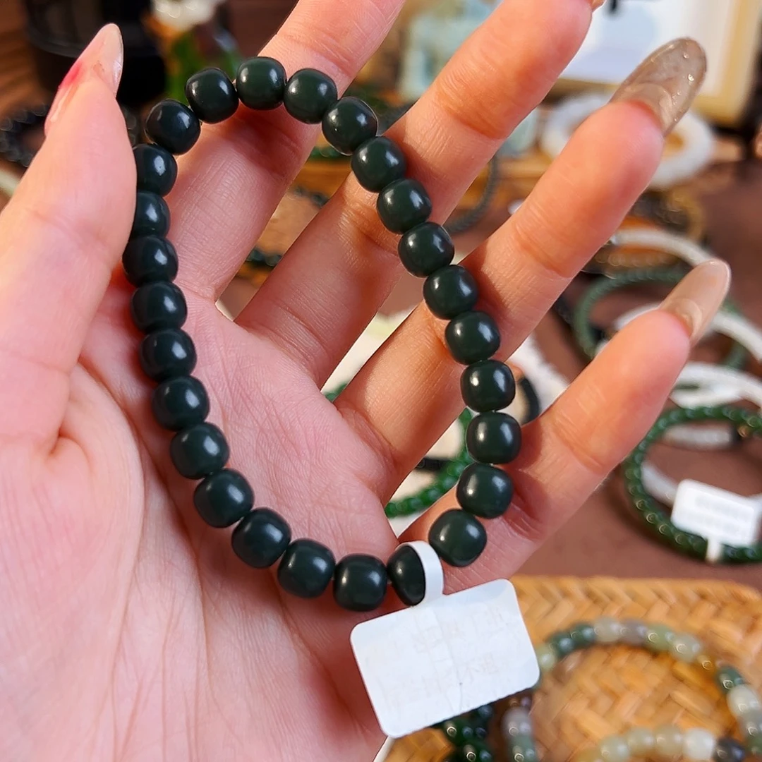 和田玉未镶嵌手链