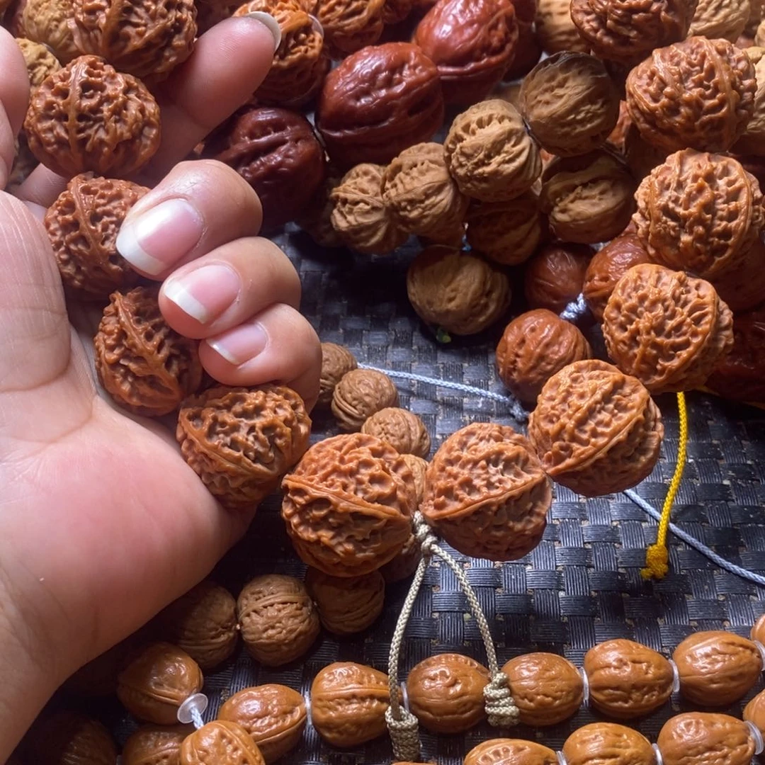 ****张吊坠文玩核桃蚂蚁纹