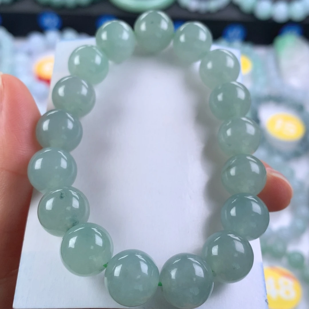 翡翠未镶嵌手链卡12.4