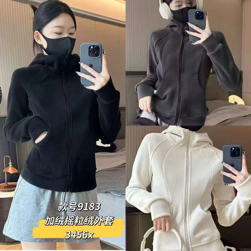 HJ秋冬款摇粒绒修身外套9183