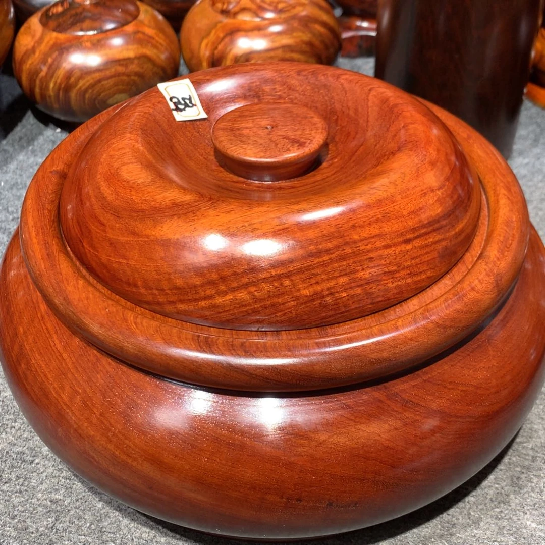 梦***家木缅花25厘米聚宝盆