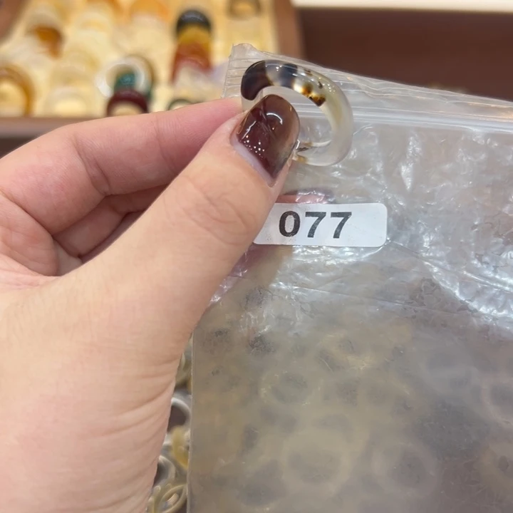 玛瑙/玉髓合金戒指77港18