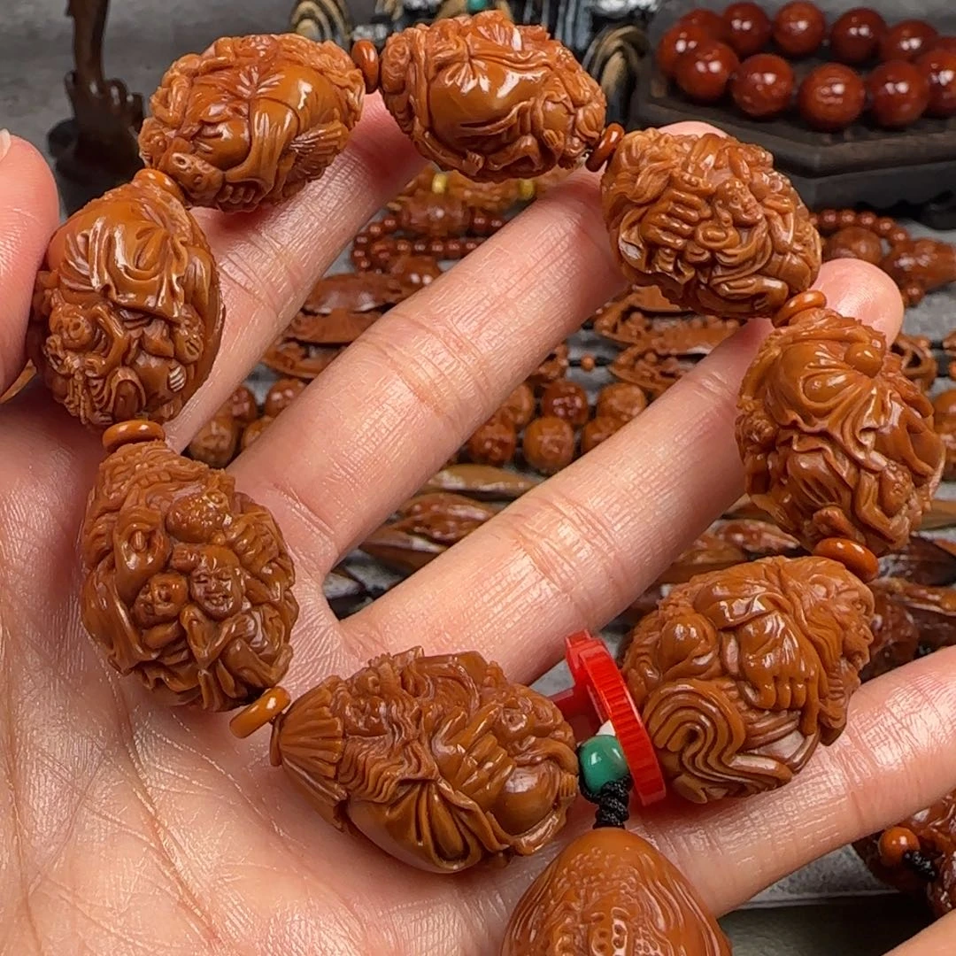 手串/手链橄榄核2.1尺寸五鬼钟馗手串