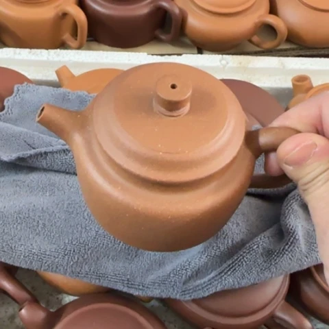 紫砂茶壶悟***）黄降坡泥160c c