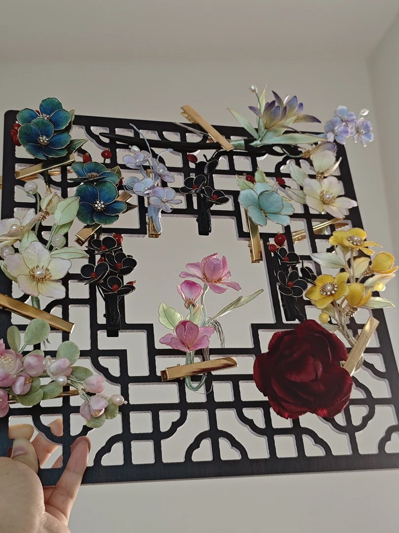 百拍链接，非遗绒花