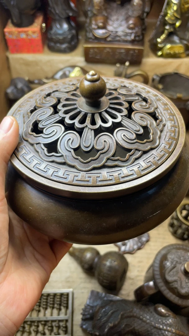 闪购链接，诚信经营如意熏炉摆件