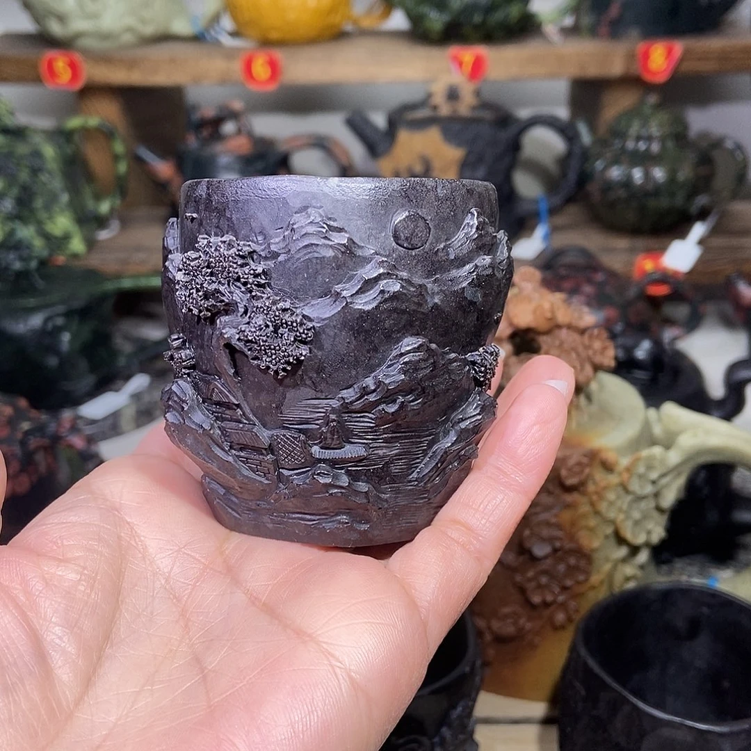 华***石材冰碛岩精品杯