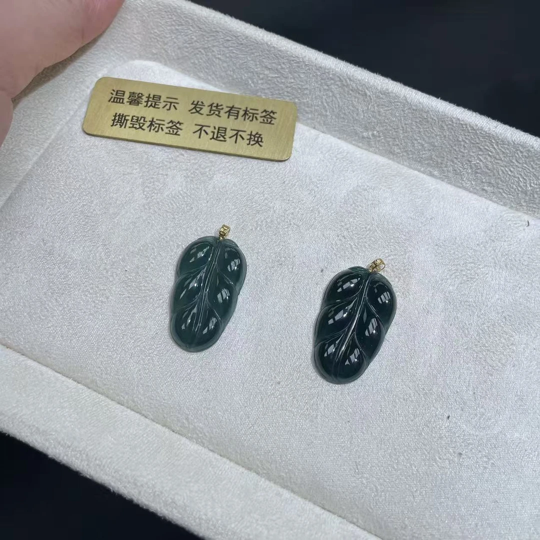 【胖】18k金翡翠吊坠多样性发其一@k