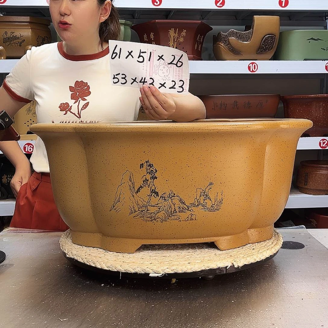 紫砂花盆紫砂花盆