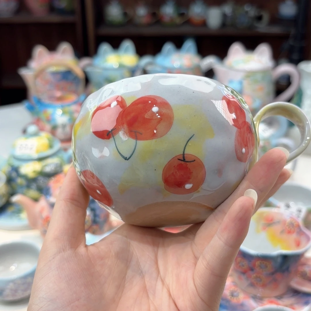 景德镇手绘高温釉下彩陶瓷茶具