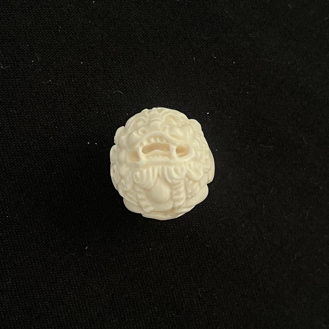 PK125 貔貅珠天地孔 只做天然猛犸牙