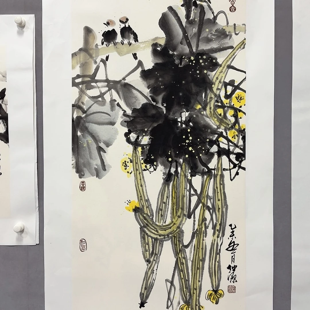 国画亲笔手绘放心去藏