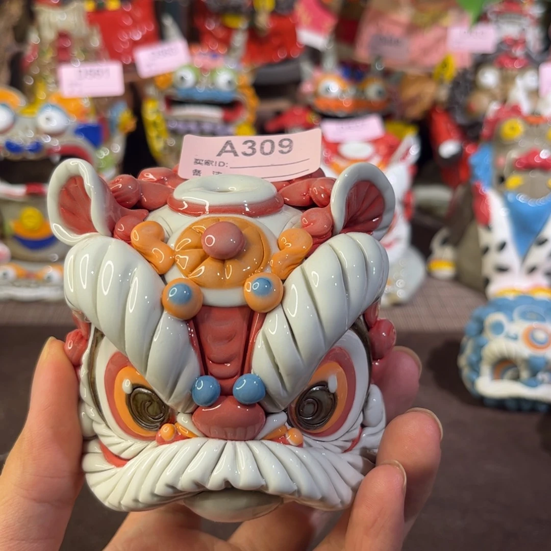 泥塑纯手工茶宠摆件