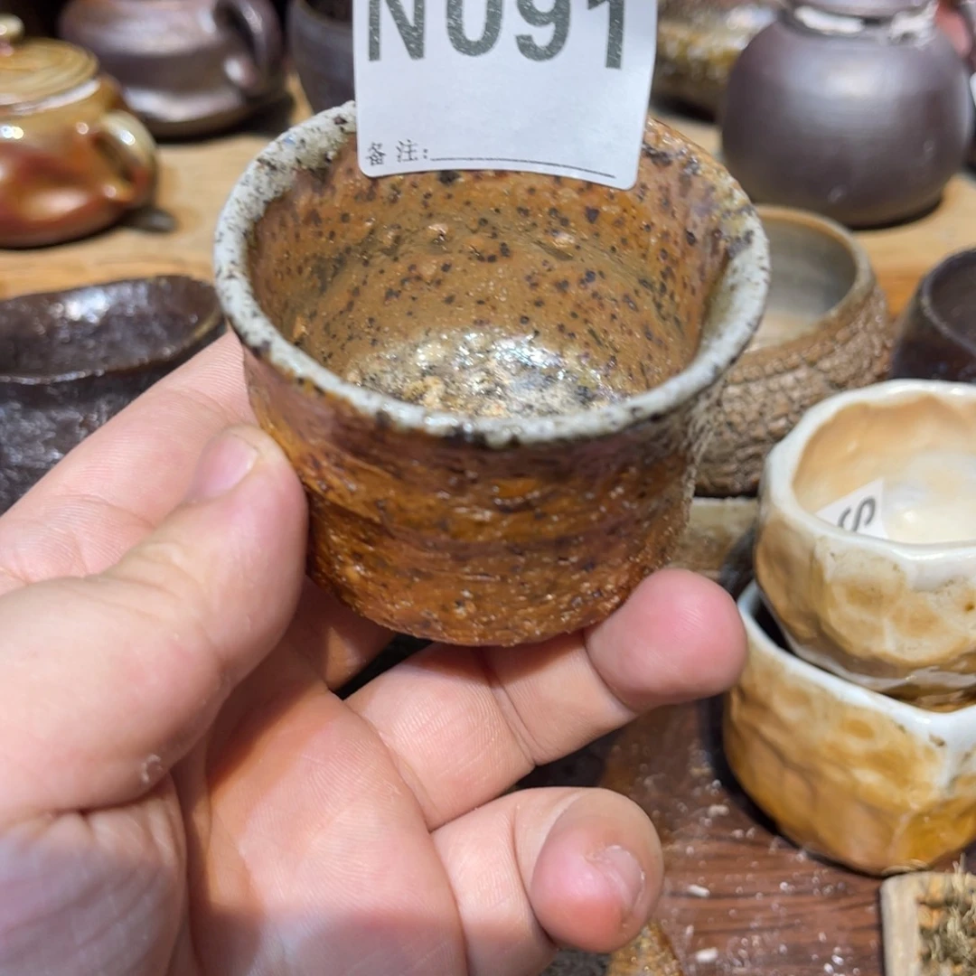 纯手工制作工艺（柴烧）裸烧茶*父n091